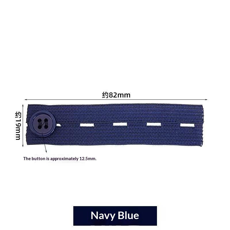 5pcs Unisex Pant Extender Belt Soft Invisible Elastic Waist Extension for Jeans Skirts Trousers Maternity Home Use
