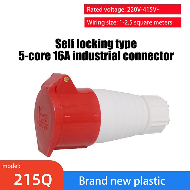 1 Piece 3Pin 4Pin 5Pin Industrial Plug And Socket Waterproof Connector 16A/32A Electrical Connection Wall Mount Socket