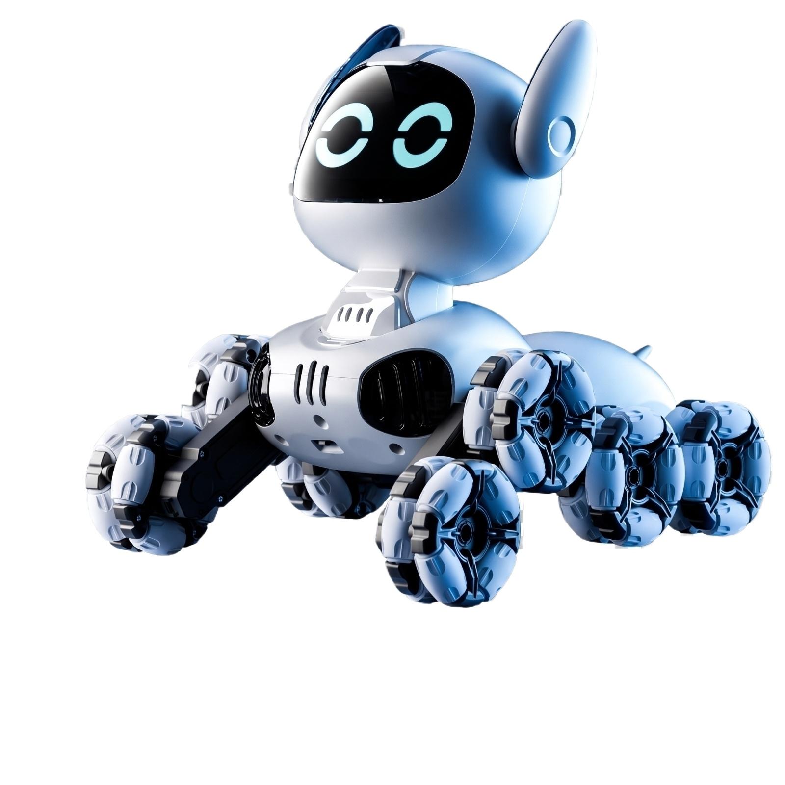 Smart Remote Control Robot Dog Gesture Sensing AI Artificial Intelligence Educational Toy for Children Interactive Learning and Play One Size