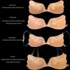 Invisible Silicone Breast Stickers with Straps for Wedding and Evening Dresses