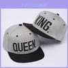 King Queen Embroidered Baseball Cap With Sun Protection For Outdoor Sports