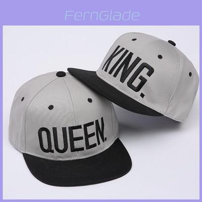 King Queen Embroidered Baseball Cap With Sun Protection For Outdoor Sports