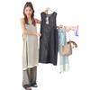 Women's Summer Knit Knee-Length Dress with Hollow Design & Long Slit