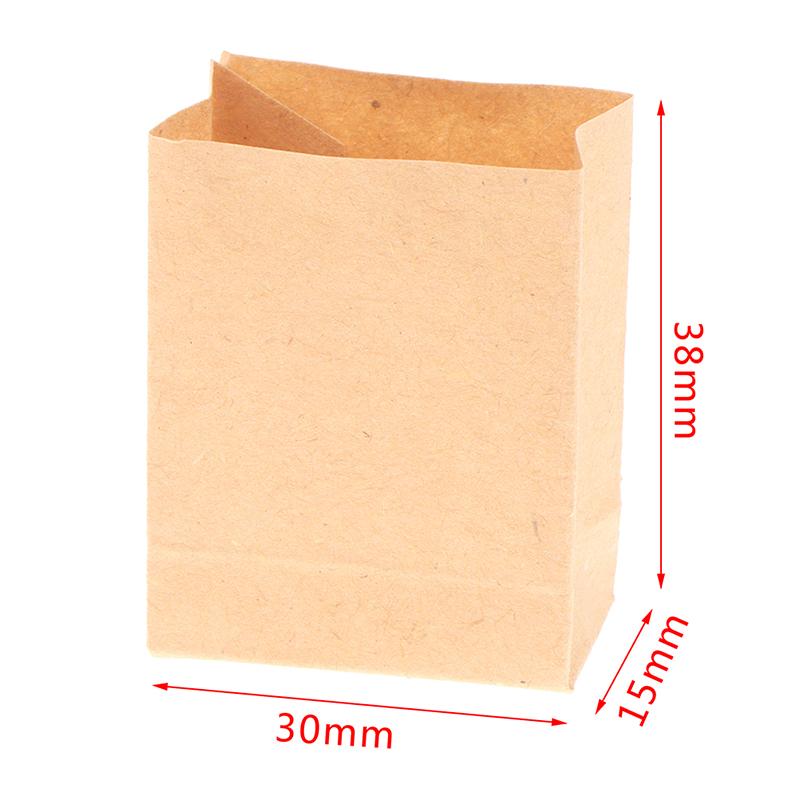 1:12 Dollhouse Miniature Rose Flower Packaging Paper Bag Flower Arrangement Packaging Paper Bag Furniture Decor Toys