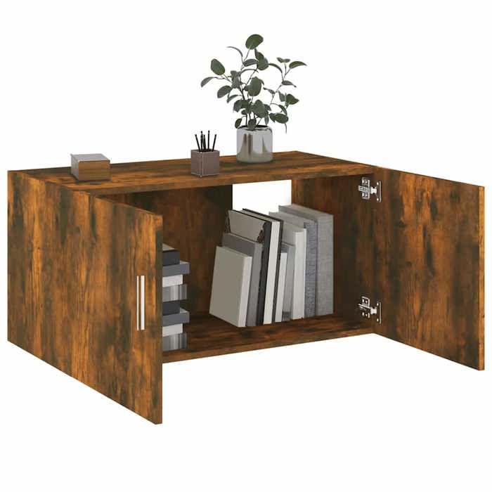 Maison Exclusive - Armoire murale Chêne fumé 80x39x40 cm Bois d'ingénierie