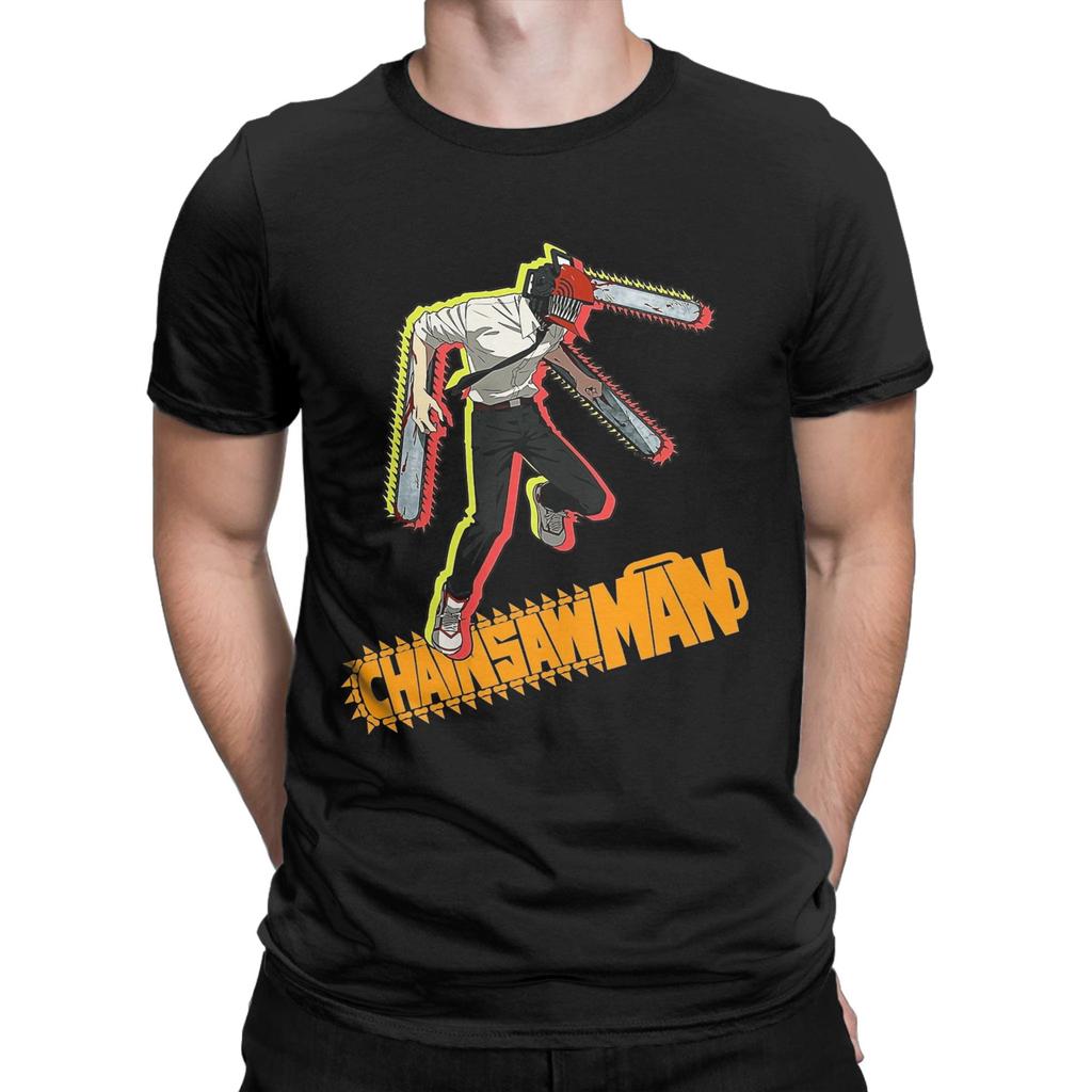 Streetwear T Shirt Summer Chainsaw Man Denji Asleep Leisure T Shirts Cotton Tee Shirt Men Y2K Funny Pattern Short Sleeve Tops