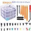 925-Piece Car Body Fasteners Kit: Snap Fasteners, Rivets, Fender Screws & Accessories