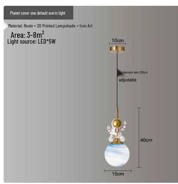 Modern Minimalist Large Creative Moon Ceiling Light for Children's Room & Bedroom