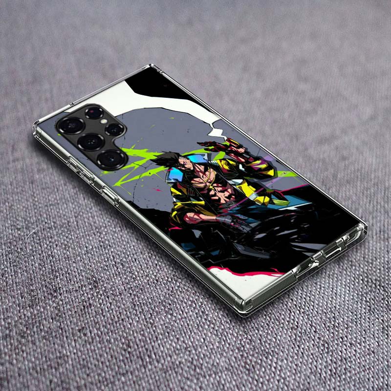 

E-Edgerunners Cartoon C-Cyberpunk Phone Case For Samsung Galaxy S24 S23 S21 S20 FE S22 S26 Ultra S25 Edge S10 Plus Cover Clear T Samsung S26 Plus 5G