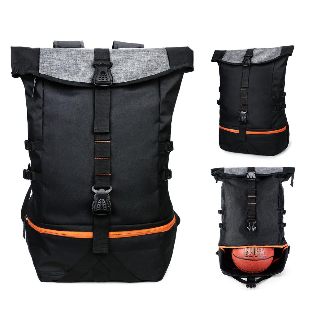Basketball Backpack Large Sports Bag for Men with Separate Ball Compartment, Sports Equipment Bag for Soccer, Volleyball, Travel