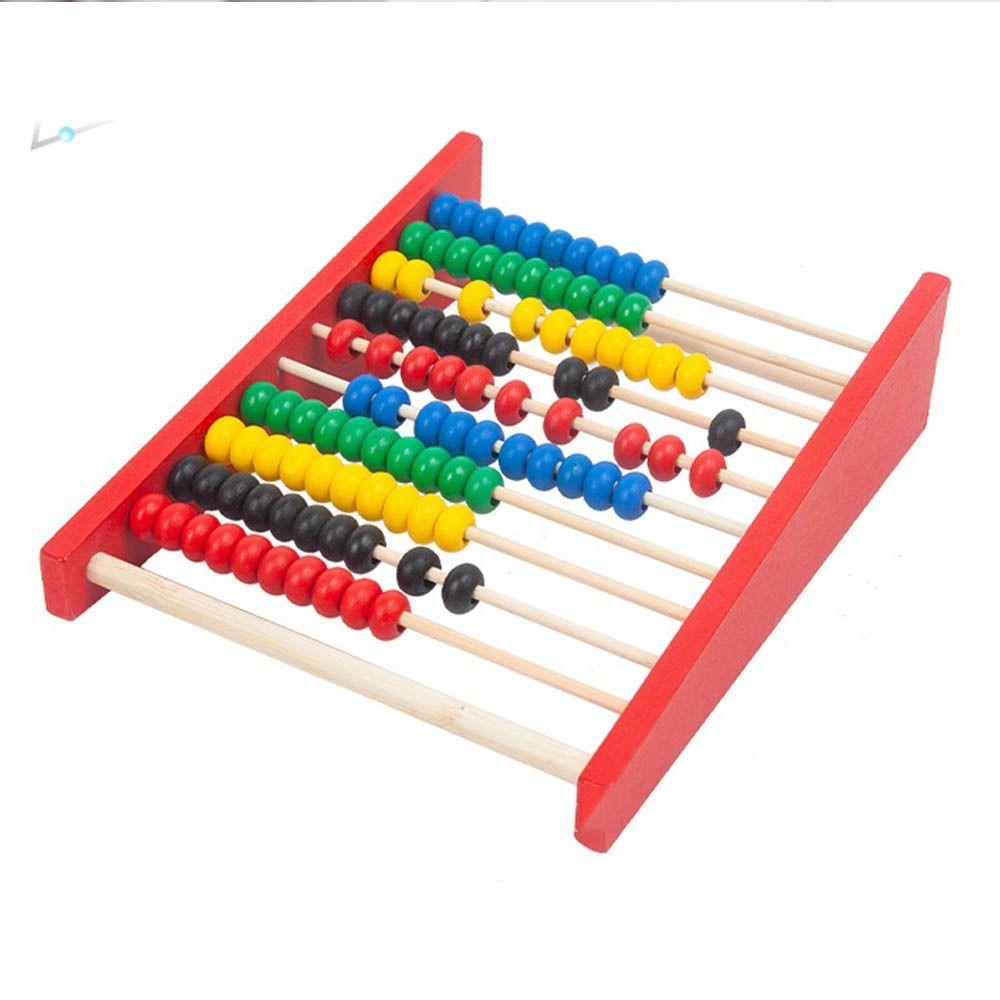 Wooden Abacus for Kids Colorful Beads Intelligence Development Children's Educational Toys Montessori Toy Mini Children Toys