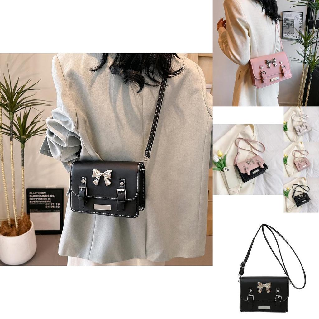 Stylish Small Square Bag For Women With Adorable Bow Detailing In Trendy Colors
