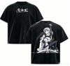 That Time I Got Reincarnated As a Slime Shion Vintage Washed Printed Loose Short Sleeve Unisex Fan T-shirt