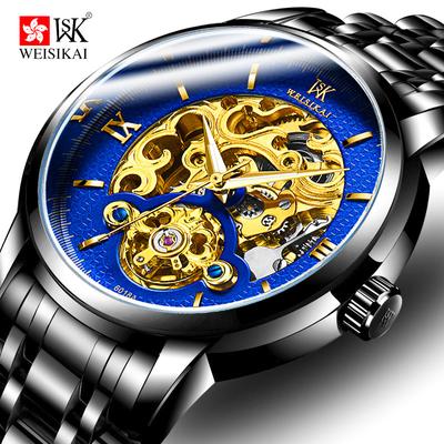 New TOP Brand Luxury Men's Watch With Box Waterproof Stainless Steel Tusso  Automatic Men's Mechanical Watches