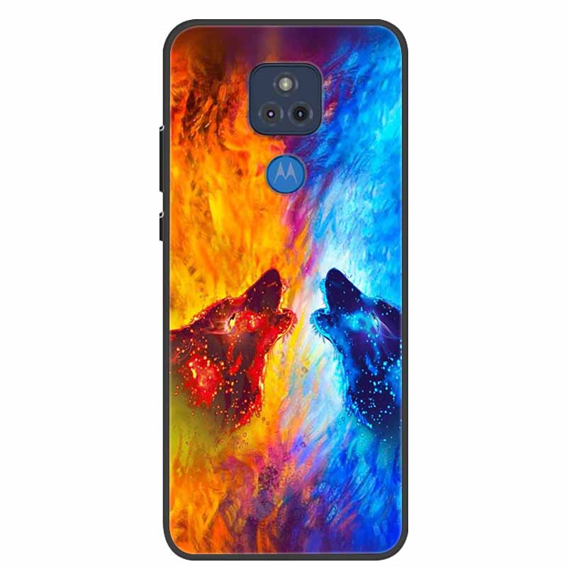 For Moto E7 Plus Case Bumper Silicone TPU Soft Phone Cover For Motorola Moto E7 Plus Case Cartoon Funda E 7 Plus E7Plus Coque