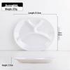 JINMEILI Commercial Melamine Divided Serving Plate
