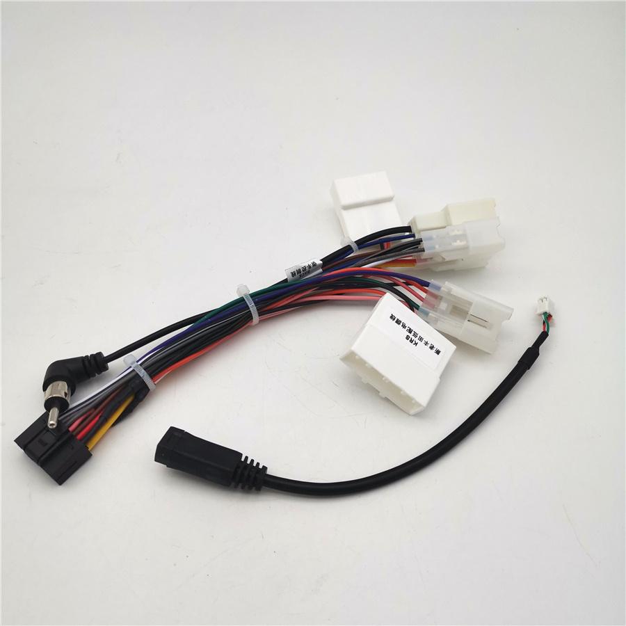 For Toyota Radio Audio 16 PIN Wiring Harness Connector W/ 4Pin USB Cable Adapter