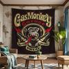 VIKAMA American Vintage GarageStyle Tapestry Neon Gradient Font IndustrialStyle Living Room Theme Bar Room Decor