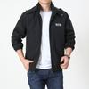 Four Seasons Men's Middle-aged and Young Outdoor Sports Jacket Hooded Windproof Loose Japanese and Korean Casual Multi-Bag Jacket