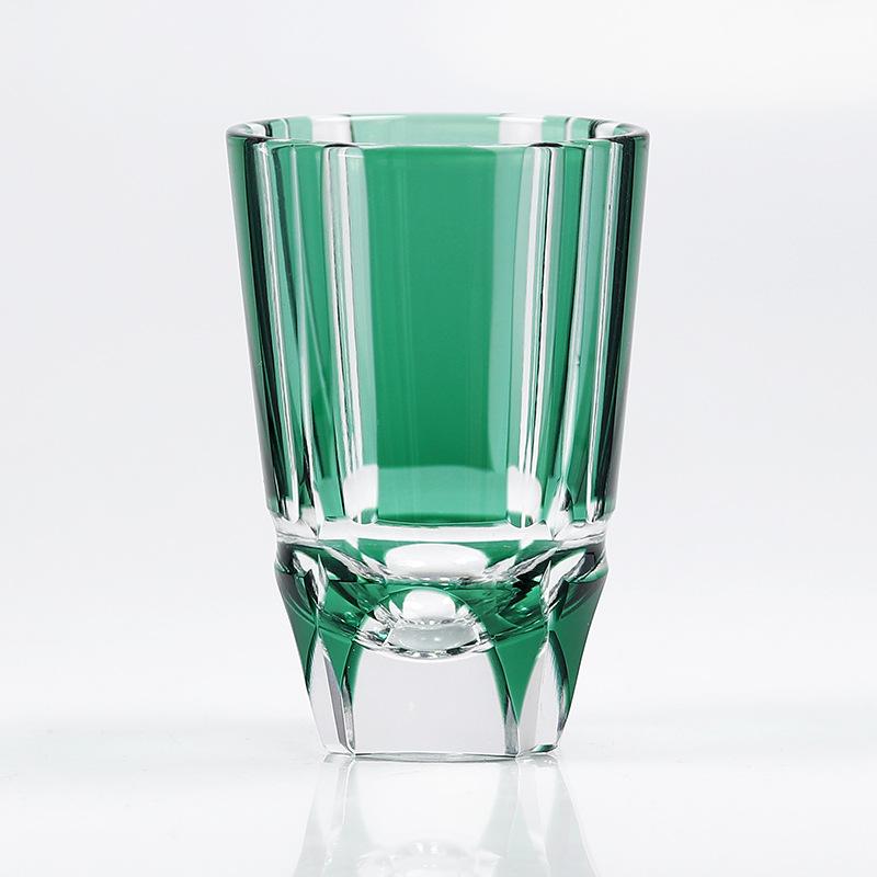 Jinzhi Japanisches handgeschnitztes Whiskeyglas Weinglas Schneeschmelze Edo-Schnitt Riwei-Becher Kristallglas