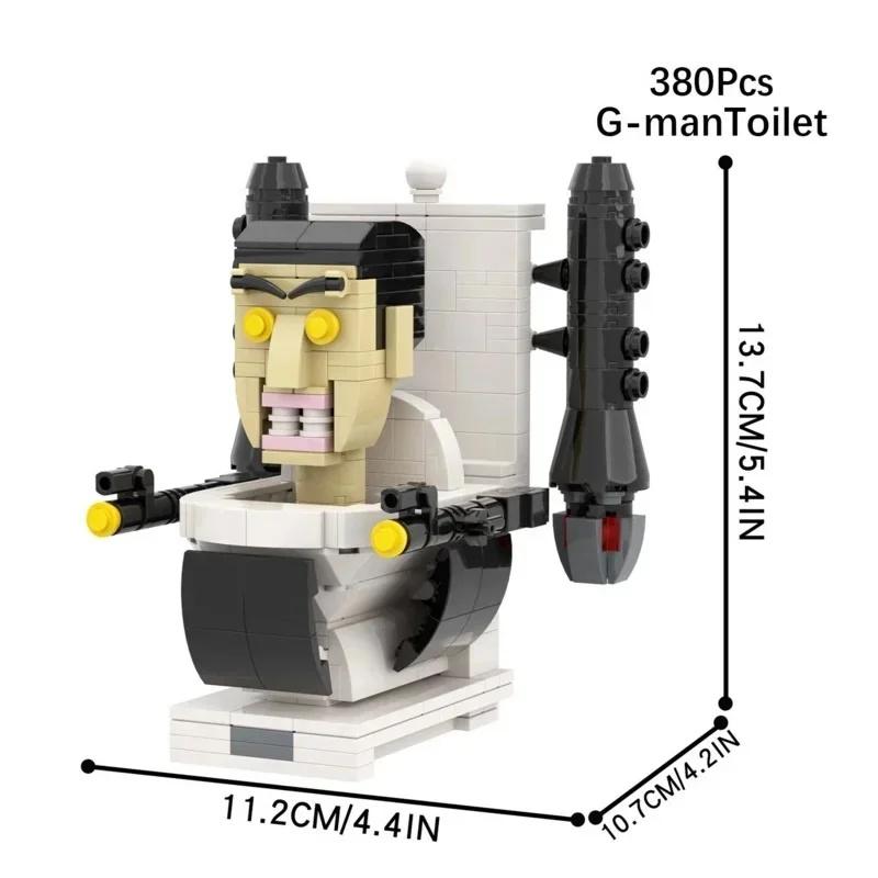 Skibidi Toilet Building Blocks Zombie Skibidi Toilet Logo The Audio Man And Camera Titan Man Building Block DIY Bricks Toys