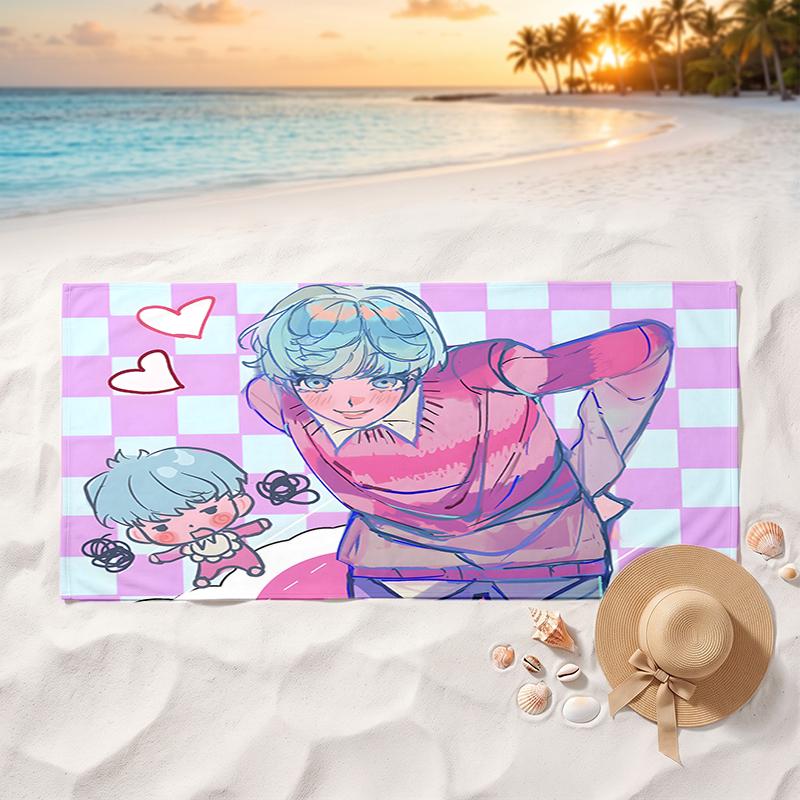 Saja Soft and Comfortable Beach Towel Perfect for Vacations and Poolside Use an Ideal Gift for Summer Holidays