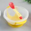 Baby Feeding Training Bowl Spoon with Suction Cup Tableware Set New Dinner Bowl  Baby