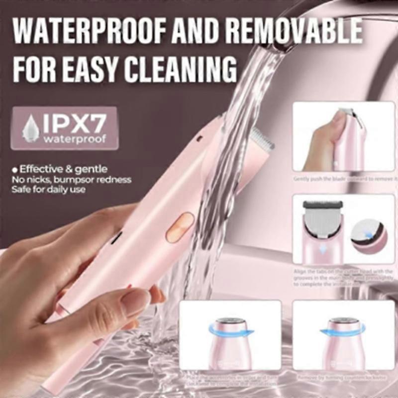 Trimmer for Women Electric Razors for Women, Double Head Dual Purpose Hair Trimmer Women Ipx7 Waterproof Wet & Dry Use,Womens Electric Shaver for Legs