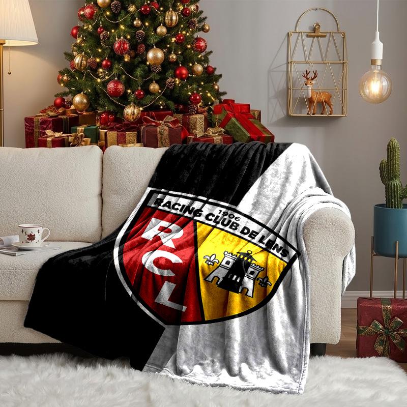Flaming Heart RCL Crest Blanket Lightweight Ideal Bedding Blanket Perfect for Travel, Camping, Living Rooms, Offices, Sofas, Fan Christmas gift