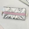 Bowknot Print Pencil Case High Capacity Pen Pouches Portable Pen Organizers Bag Travel Makeup Bag for Student Women Girl
