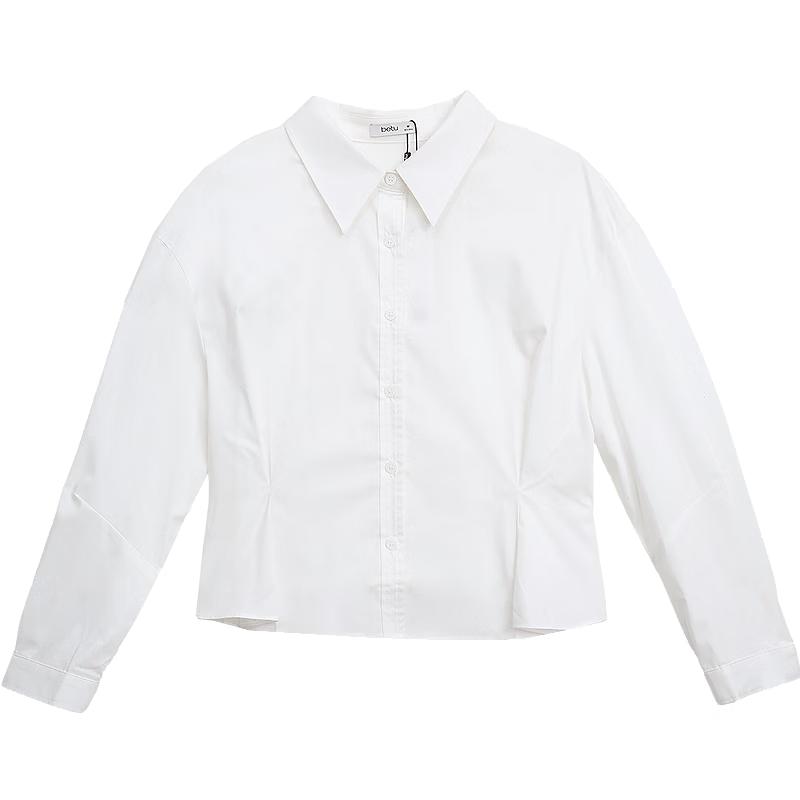 Betu Women's Waist Pleated Commuter Shirt