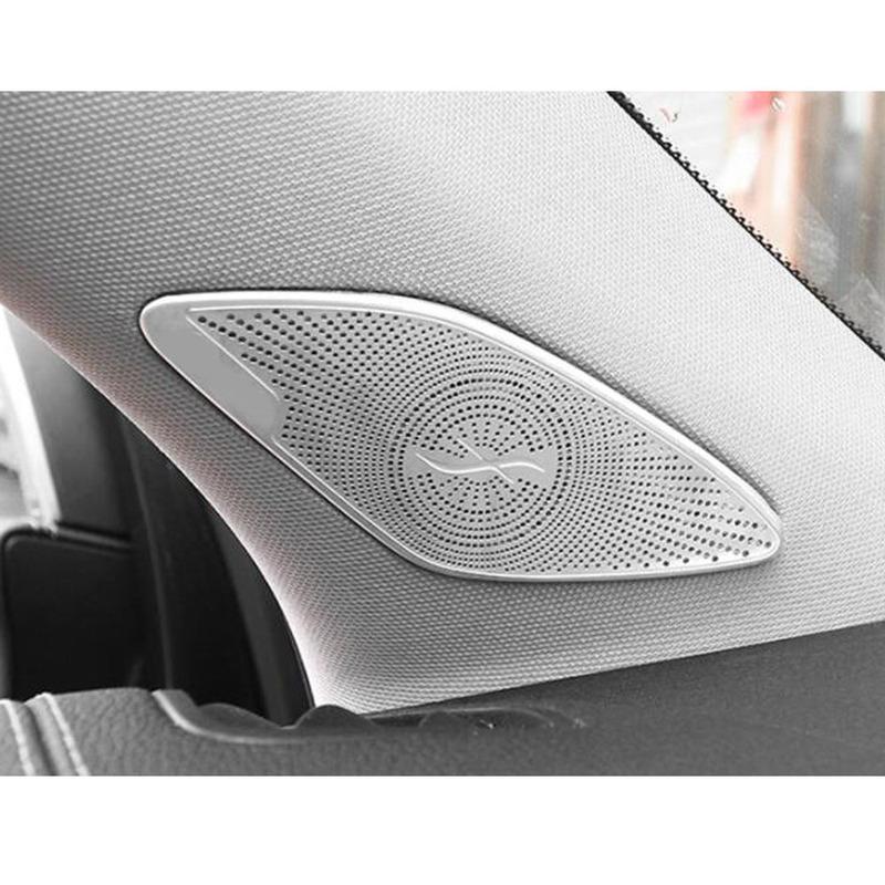 Stainless Steel Inner Front Head For Mercedes Benz GLB Class W247 X247 A Column Frame Triangle Trim