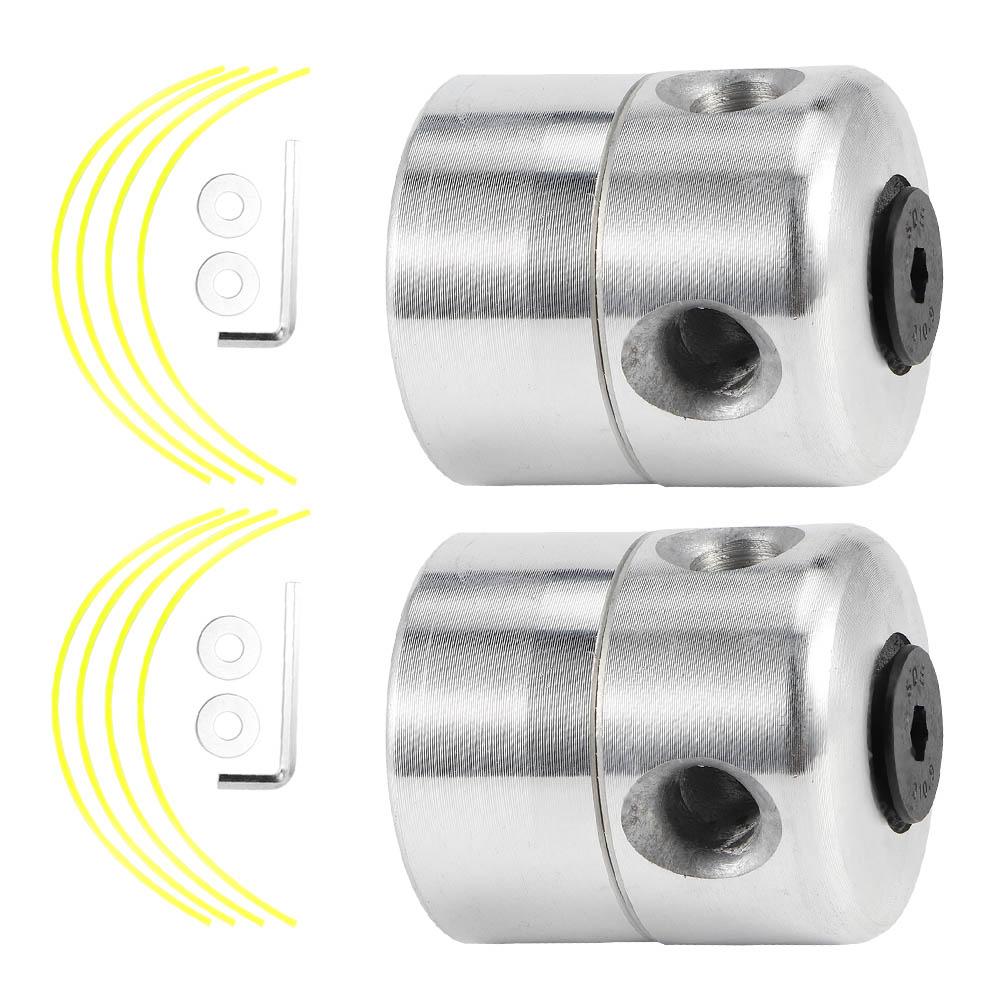 2 Set Grass Trimmer Head Brush Cutter Strimmer Lawn Mower Accessory with Line Gardening Tool