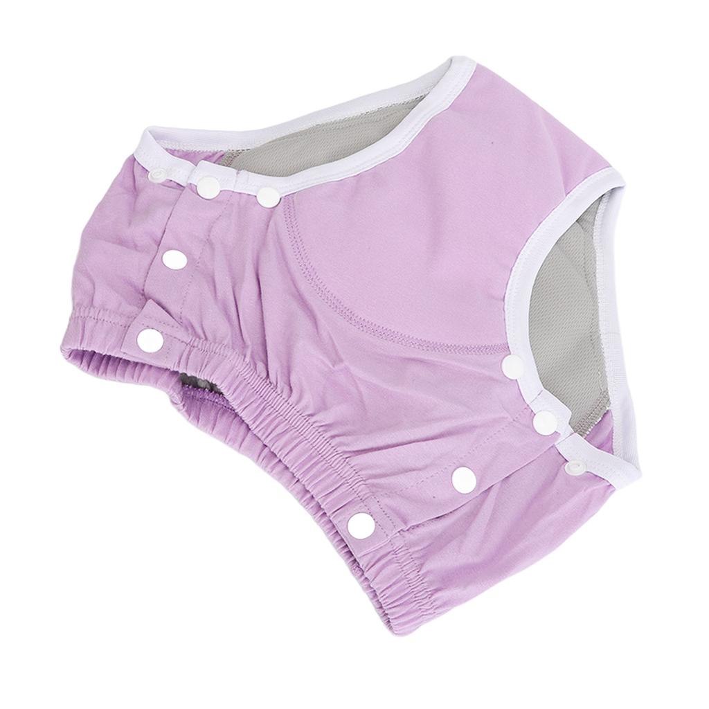 Washable Incontinence Underpants Pure Cotton Reusable Highly Absorbent Leakage Proof Adults Cloth Di