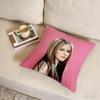 A-Avril Lavigne Cushion Cover Fabric Soft Furnishing,Pillowcase, Cushion Cover, Sofa Pillow, Home Decoration