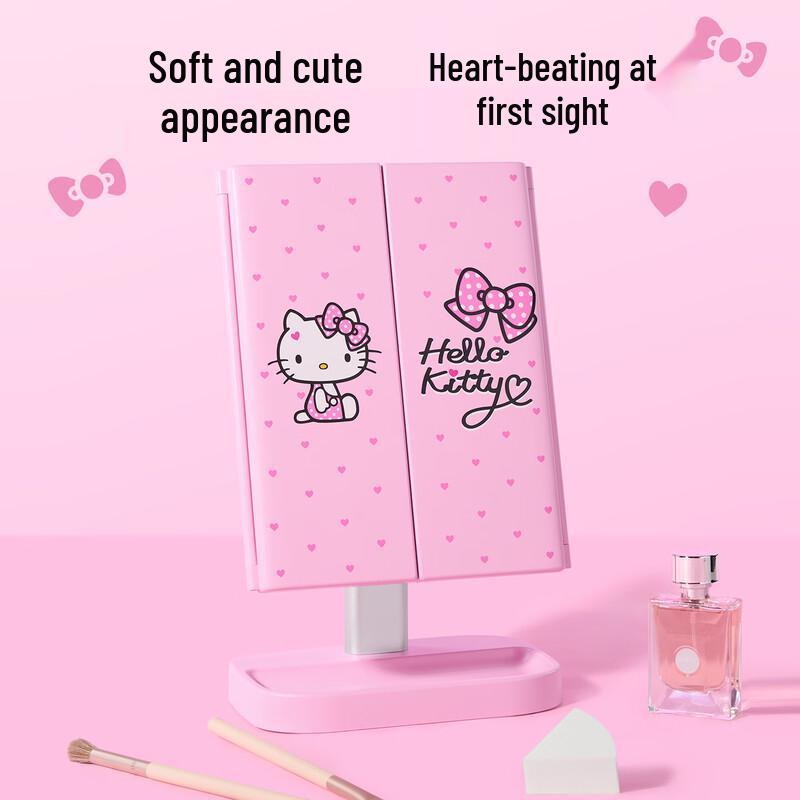 Светодиодное зеркало для макияжа MINISO Серия Sweet Cool с персонажами Sanrio
