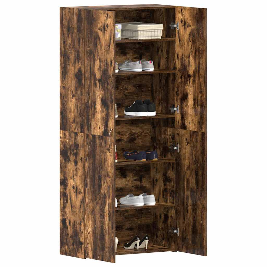 Shoe Cabinet Multicolored 80 x 35.5 x 180 cm Particleboard
