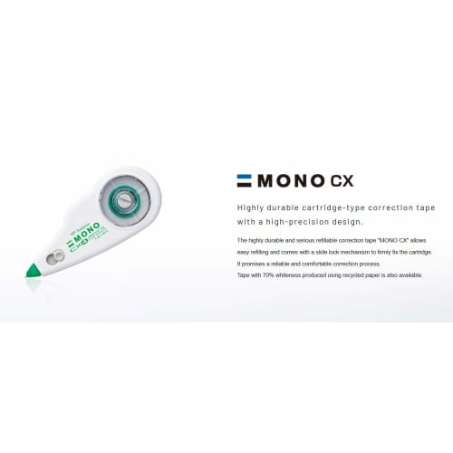 Tombow Pencil Correction Tape MONO Mono CX Cartridge 4.2mm CT-CR4