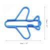10pcs Index Bookmark Airplane Paper Clip Metal Memo Creative Bookmark Clip Metal Paper Clips  School