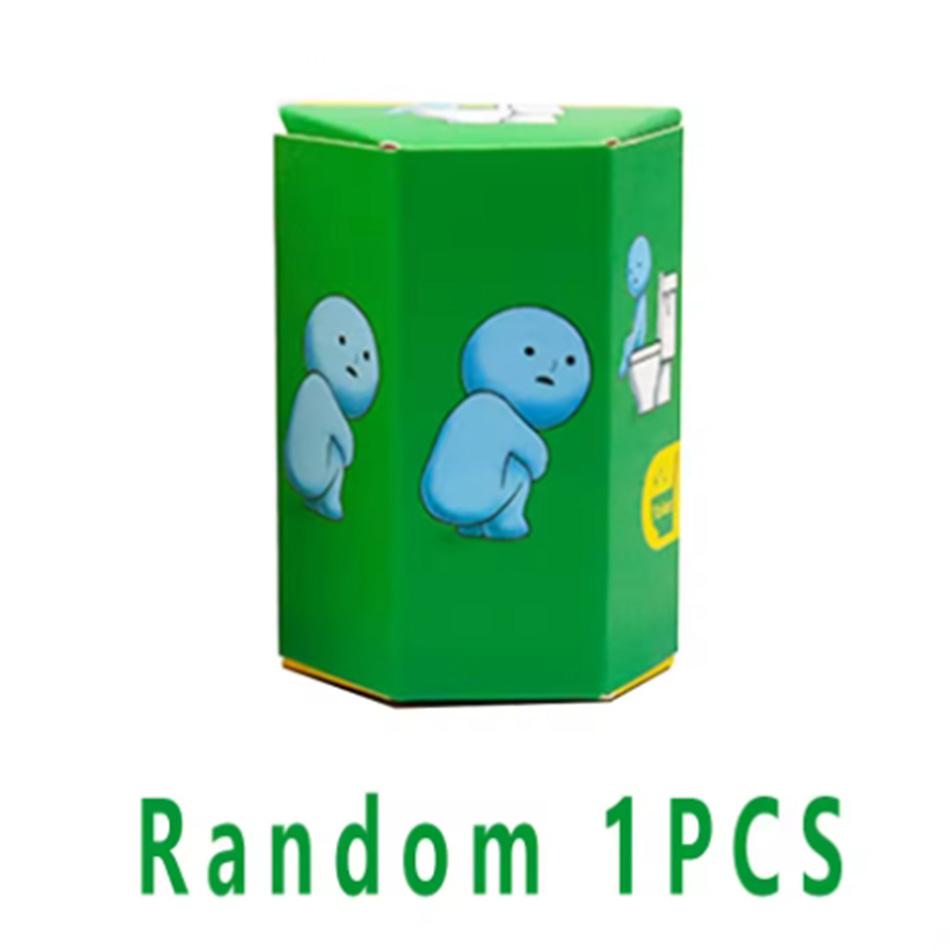 Smikis Nachtleuchtende Figuren Set Toiletten Serie Blind Box Kinder Weihnachts Geburtstagsgeschenk Ornament Figur Dekor