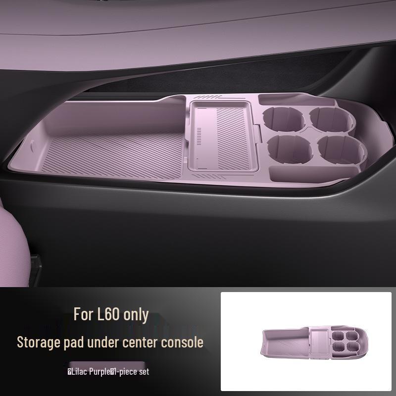 L60_L90 Silicone Center Console Storage Organizer for Cars