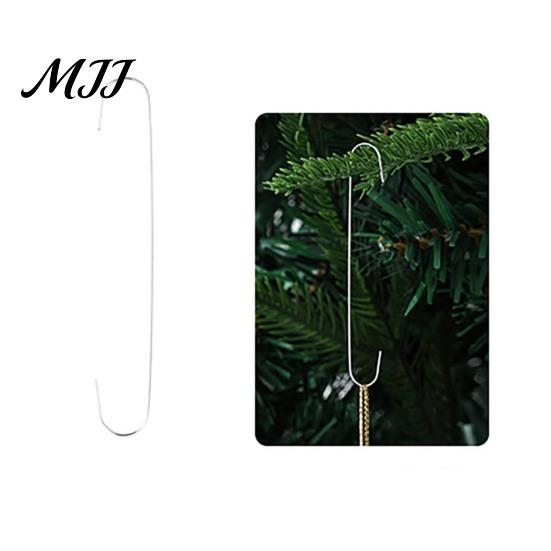 Ornament Hooks for Shopping Malls Christmas Hooks, Metal Wire Hanging Hook, C-Shaped Essential Holiday Decor Ornaments Hanger Tree Decoration, Garland