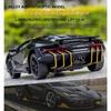 1/24 Scale Lamborghini LP770-4 Super Muscular Sports Car Alloy Metal Diecast Computer Desktop Ornament Automotive Interior Gift Box