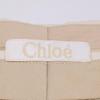 Chloe 14SPA21-14S132 Beige Acetate Light Crepe Pants Bottoms 34 beigeUsed