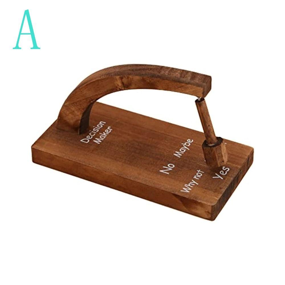 Håndlaget Beslutningstaker Pendel Magnetisk Bordspill Leke Svingende Pendel Ornament Hjem