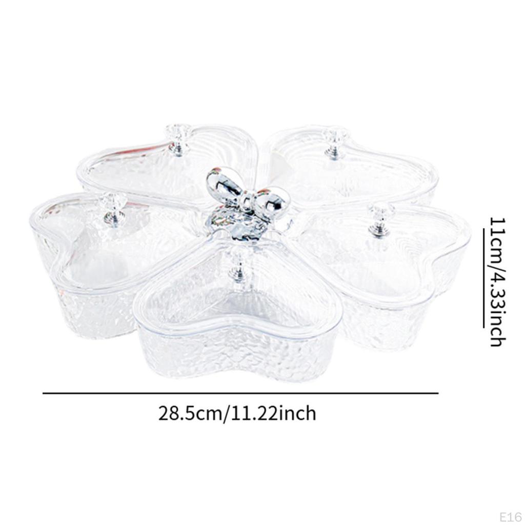 360° Rotating Tray for Dried Fruits and Candy Storage