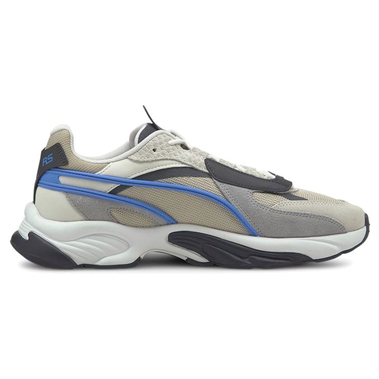 Puma Rs-Connect Splash Comfortable Mesh Shock Absorbing Non-Slip Durable Low-Top Training Running Shoes Unisex sneaker Gray White 381910-02