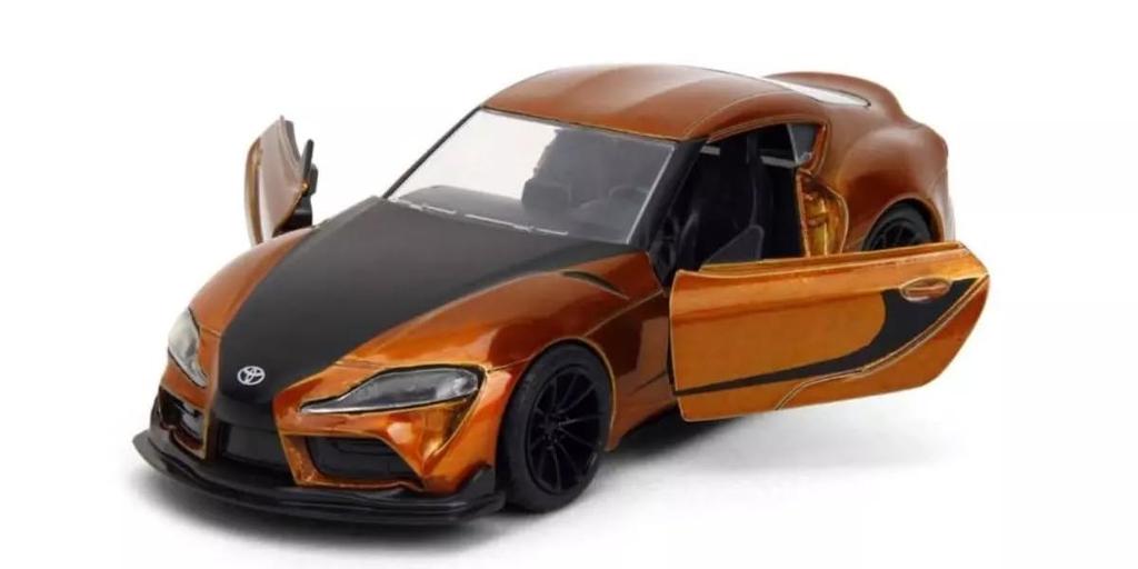 Kyosho Jada Toys Fast Furious Series 2020 Toyota GR Supra Gold Finished Model JADA35632 & 1/32 F&F