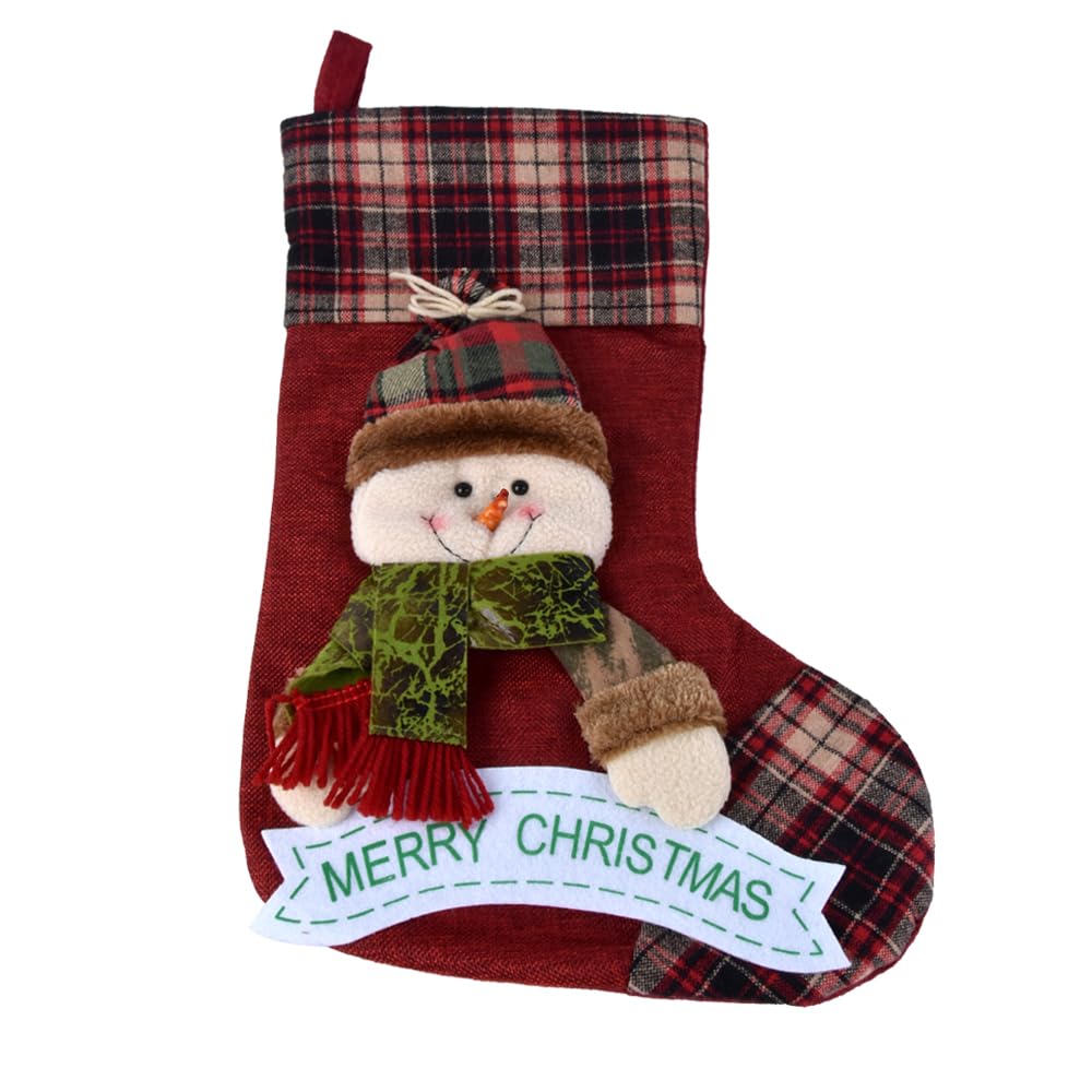 Soyukai 2023 3D Christmas Sock Extra Large Christmas Tree Cute Christmas Wall Candy Gift Door Hanging New Party Christmas Figurine Boots, (47cm),