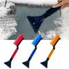 Car Ice Scraper and Brush 2in 1 Car Scraper Snow Brush Ergonomic Foam Grip Snow Cleaner for Car Window Ice Scraper for Car